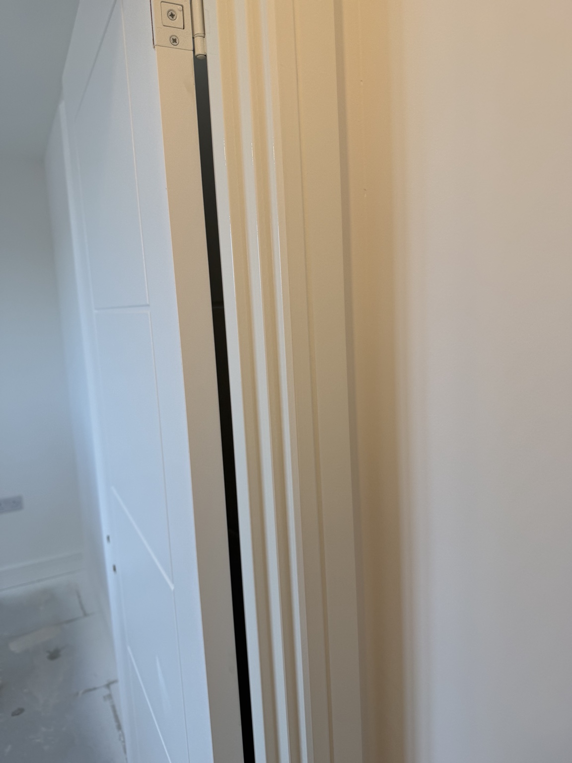 Painted doorway and trim